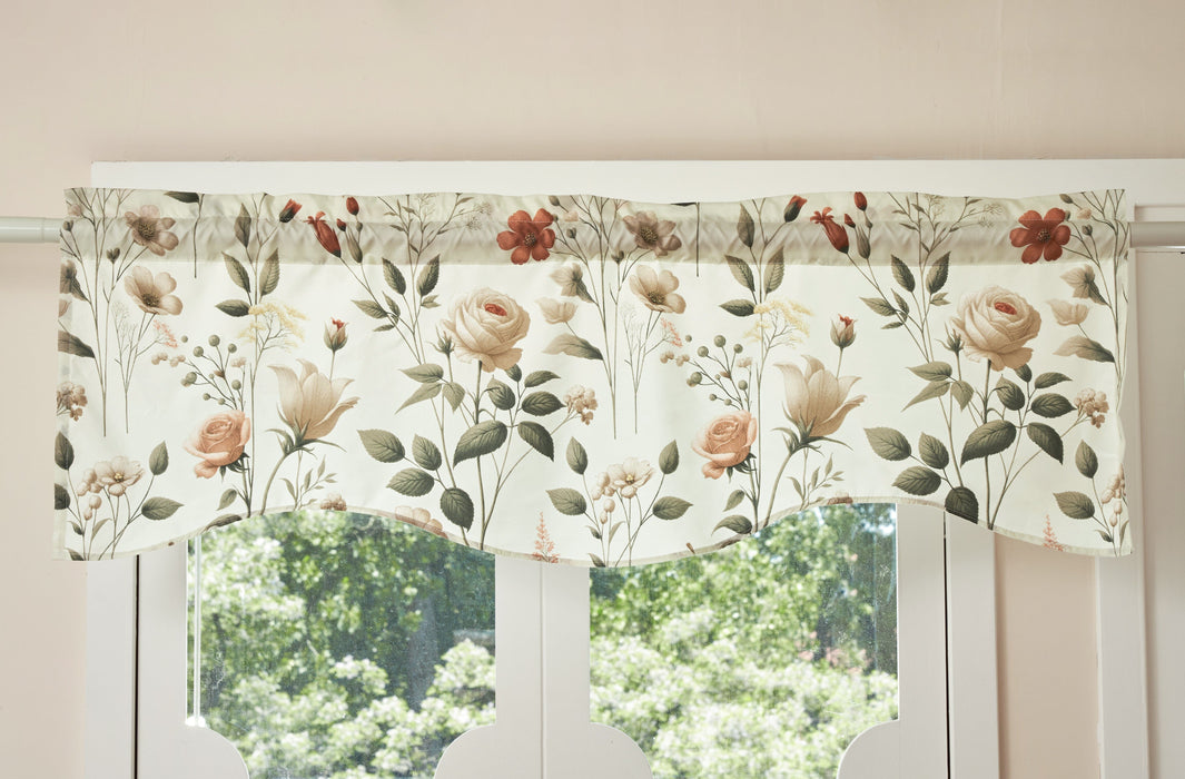 DaDalogy Enchanted Meadow Bed in a bag Set - Victoria Garden Delicate Floral Symphony in Beige, Rose, and Soft Green, Luxuriously Soft Quilted Set - DaDa Bedding Collection