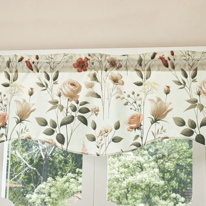 DaDalogy Enchanted Meadow Bed in a bag Set - Victoria Garden Delicate Floral Symphony in Beige, Rose, and Soft Green, Luxuriously Soft Quilted Set - DaDa Bedding Collection