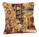 Cushion Cover - DaDa Bedding Golden Christmas Throw Pillow Cover Tapestry Cases 16" x 16" (14604) - DaDa Bedding Collection