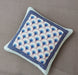 CUSHION COVER - DaDa Bedding Mediterranean Breezy Ocean Waves Blue Euro Pillow Sham Cover, 26" x 26" (JHW884) - DaDa Bedding Collection