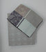 SHEET SET - DaDa Bedding Jacquard Grey Floral Paisley Flat Sheet & Pillow Cases Set (FS8222) - DaDa Bedding Collection