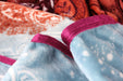 Throw Blanket - DaDa Bedding Paisley Dreams Floral Burgundy Cozy Plush Fleece Flannel Throw Blanket (XY0025) - DaDa Bedding Collection