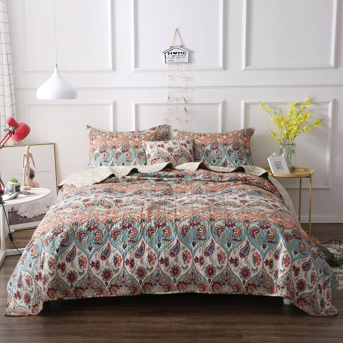 Bedroom decor illustrating wall color choices