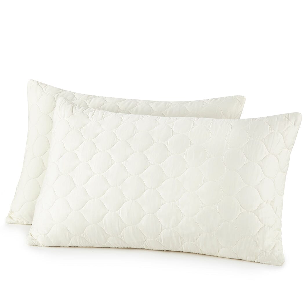 Organic Cotton Quilted Pillow Protectors -  (Partnered with Whisper Organics - Not Free Shipping )