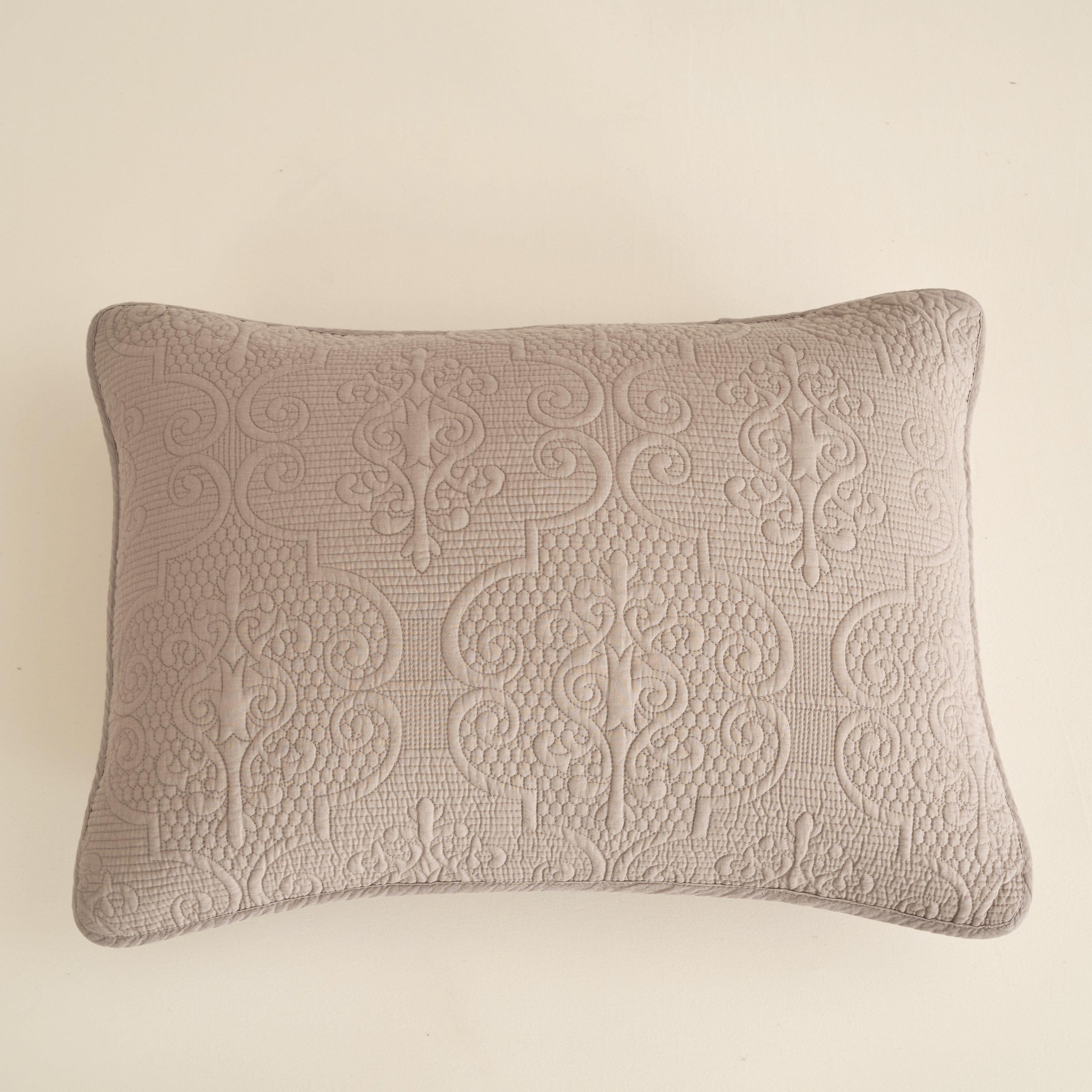 DaDa Bedding Neutral Taupe Beige Sandy Elegant Matelasse Cotton Quilted Bedspread Set (JHW-585) - DaDa Bedding Collection