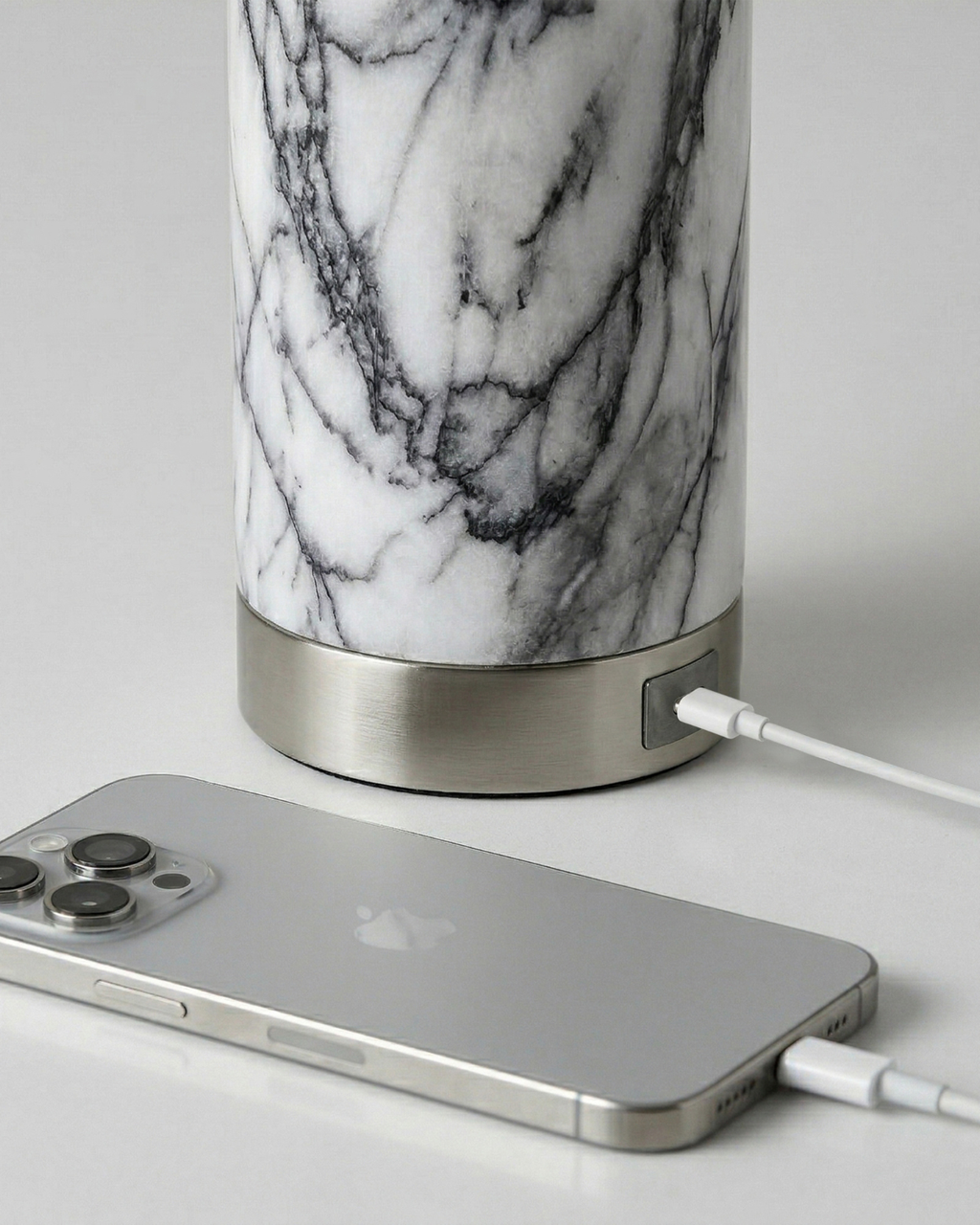 Brightech Arden Marble USB Table Lamp (Shipping fees may apply)