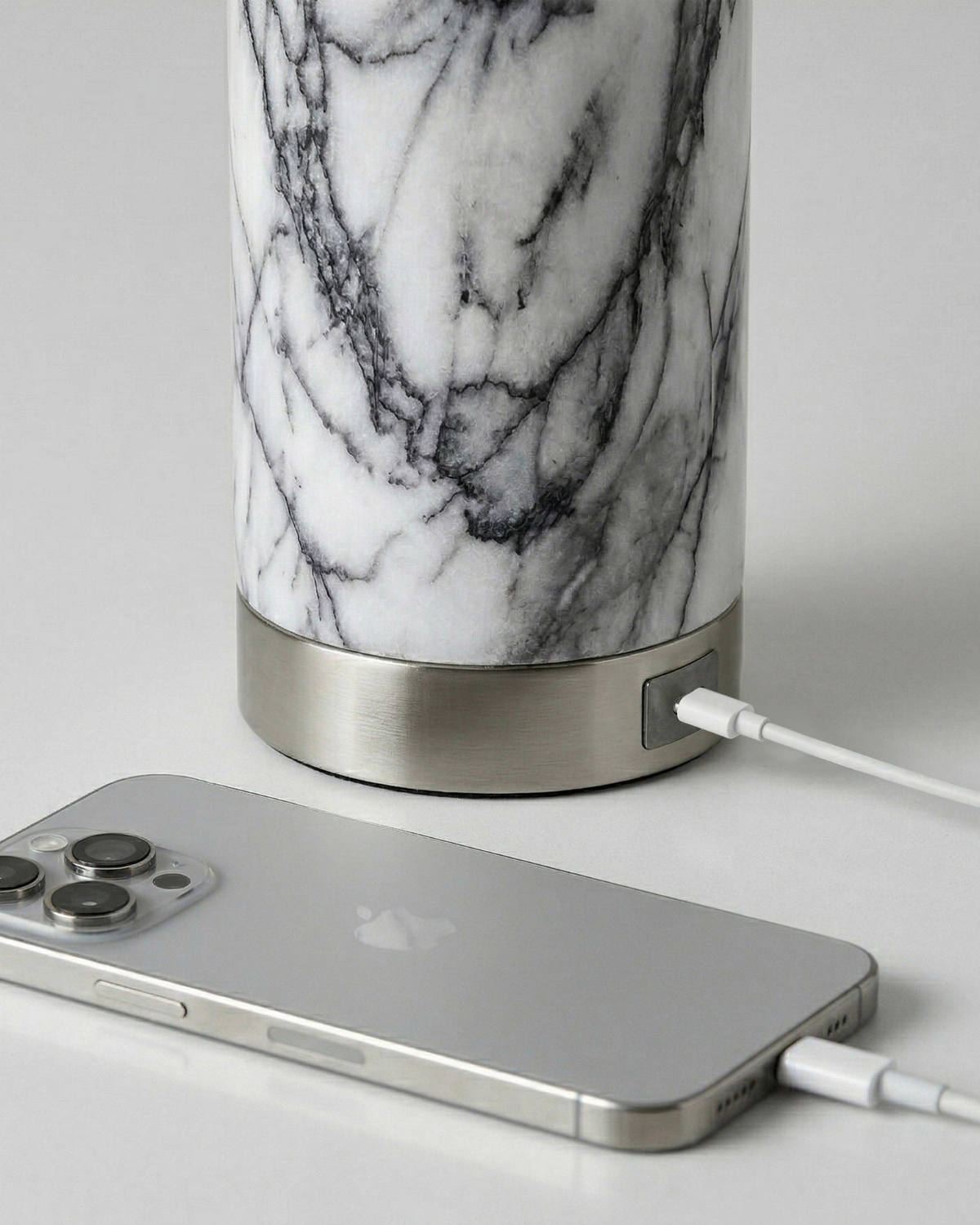 Brightech Arden Marble USB Table Lamp (Shipping fees may apply)