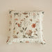 Enchanted Meadow Throw Pillow Euro Cover - Zippered Floral Design in Beige, Rose, and Soft Green, Premium Soft Microfiber, Euro Sham in 26x26 Inches (26" x 26" 1 Piece) - DaDa Bedding Collection