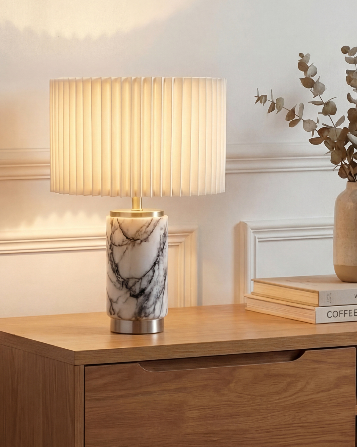 Brightech Arden Marble USB Table Lamp (Shipping fees may apply)