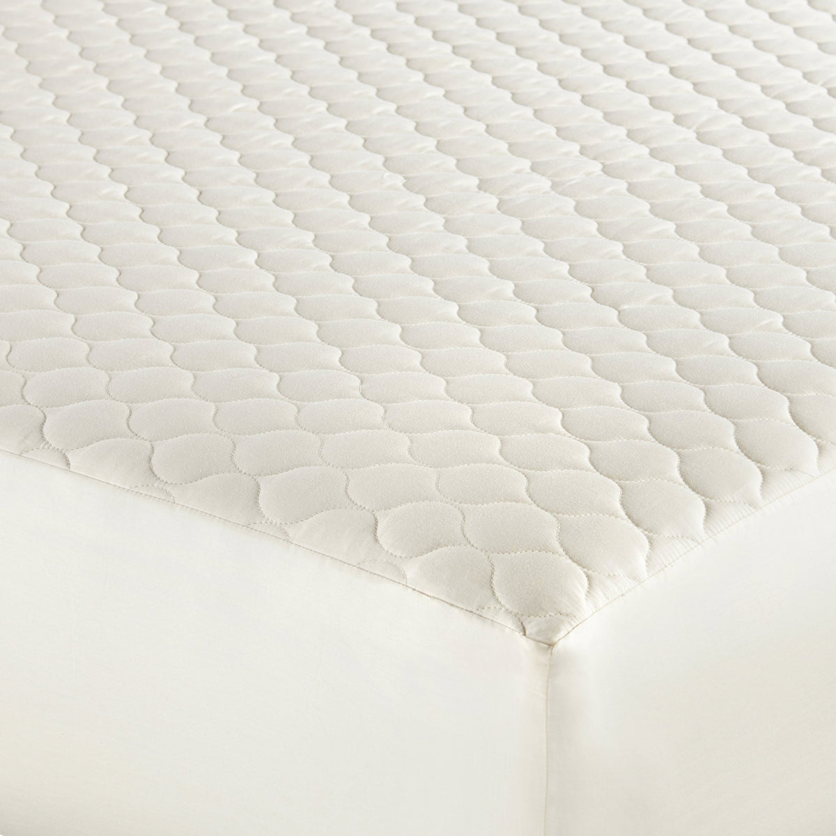 Organic Cotton Quilted Mattress Pad Protector - GOTS Certified (Shipping fees may apply)