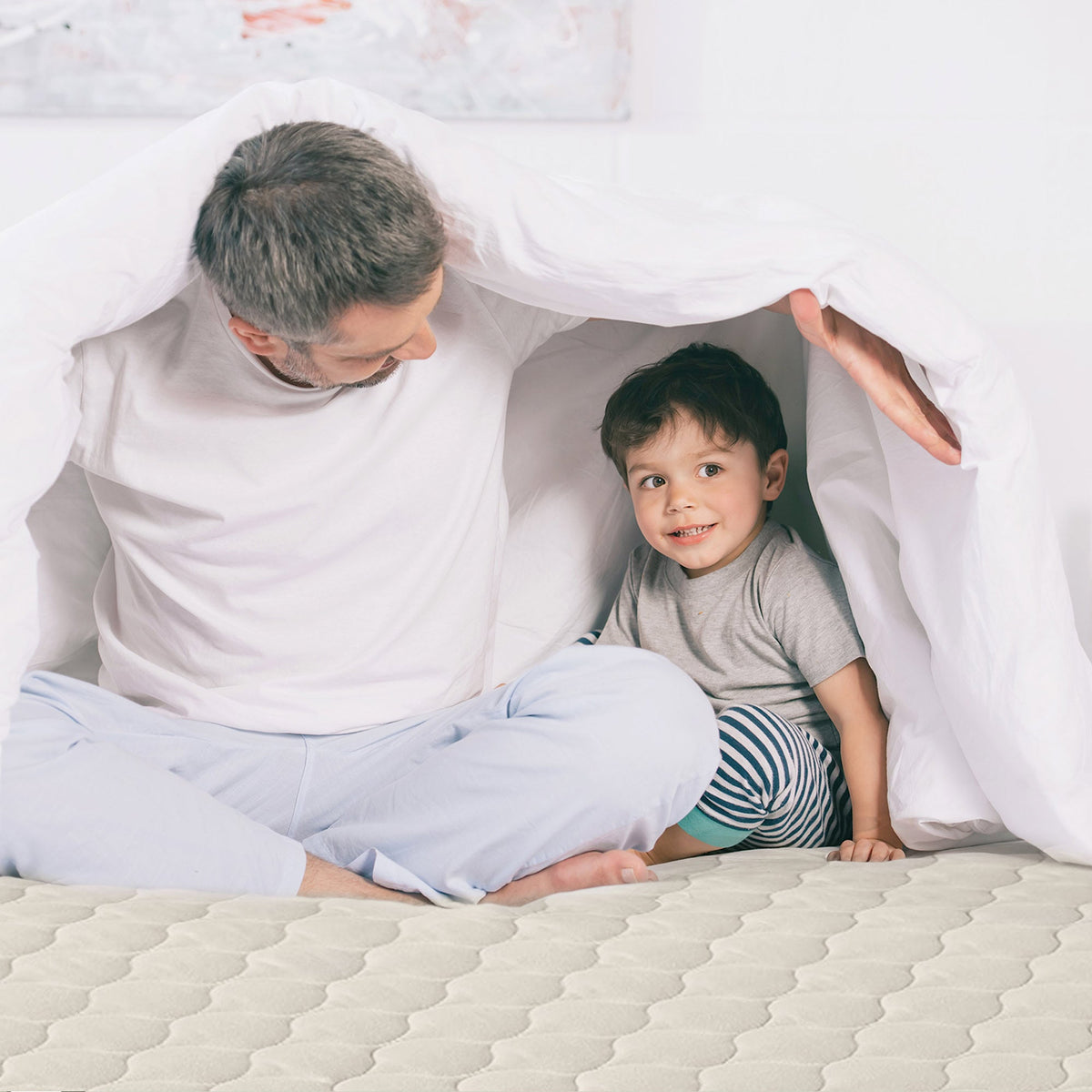 Organic Cotton Quilted Mattress Pad Protector - GOTS Certified (Shipping fees may apply)