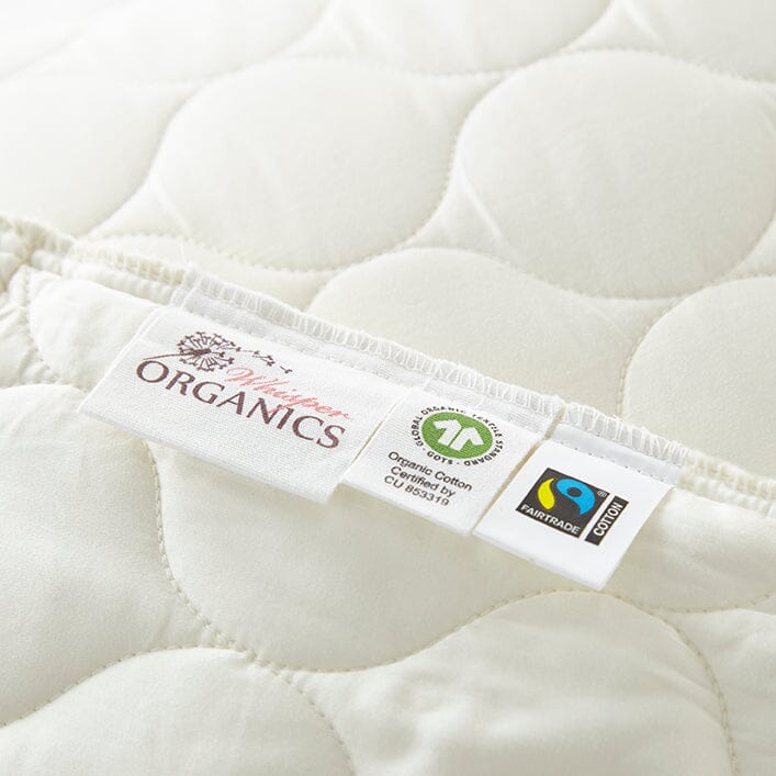 Organic Cotton Quilted Pillow Protectors -  (Partnered with Whisper Organics - Not Free Shipping )