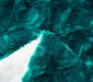 DaDa Bedding Mermaid Scales Emerald Green Blue w/ Sherpa Backside Faux Fur Throw Blanket (BL-171805) - DaDa Bedding Collection