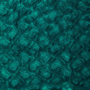 DaDa Bedding Mermaid Scales Emerald Green Blue w/ Sherpa Backside Faux Fur Throw Blanket (BL-171805) - DaDa Bedding Collection