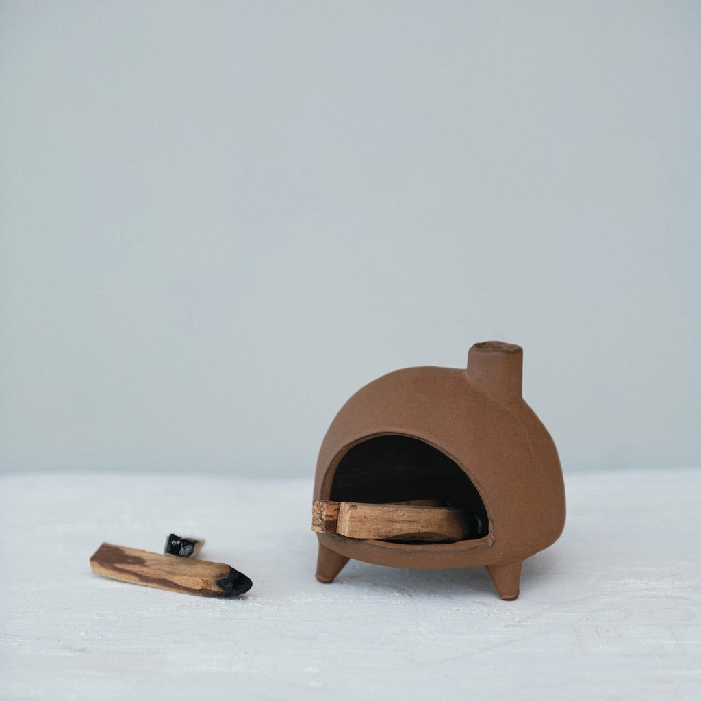 Terracotta Chimney Incense & Smudge Stick Burner (Shipping fees may apply)