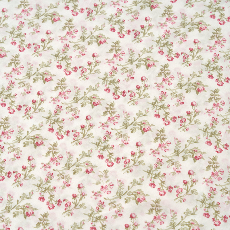 DaDa Bedding Collection Romantic Coquette Sheet Set - 100% Cotton [ Poplin Cotton ] Floral Fitted & Flat Sheets with Pillowcases - Deep Pocket Design - Soft, Breathable, Wrinkle-Resistant