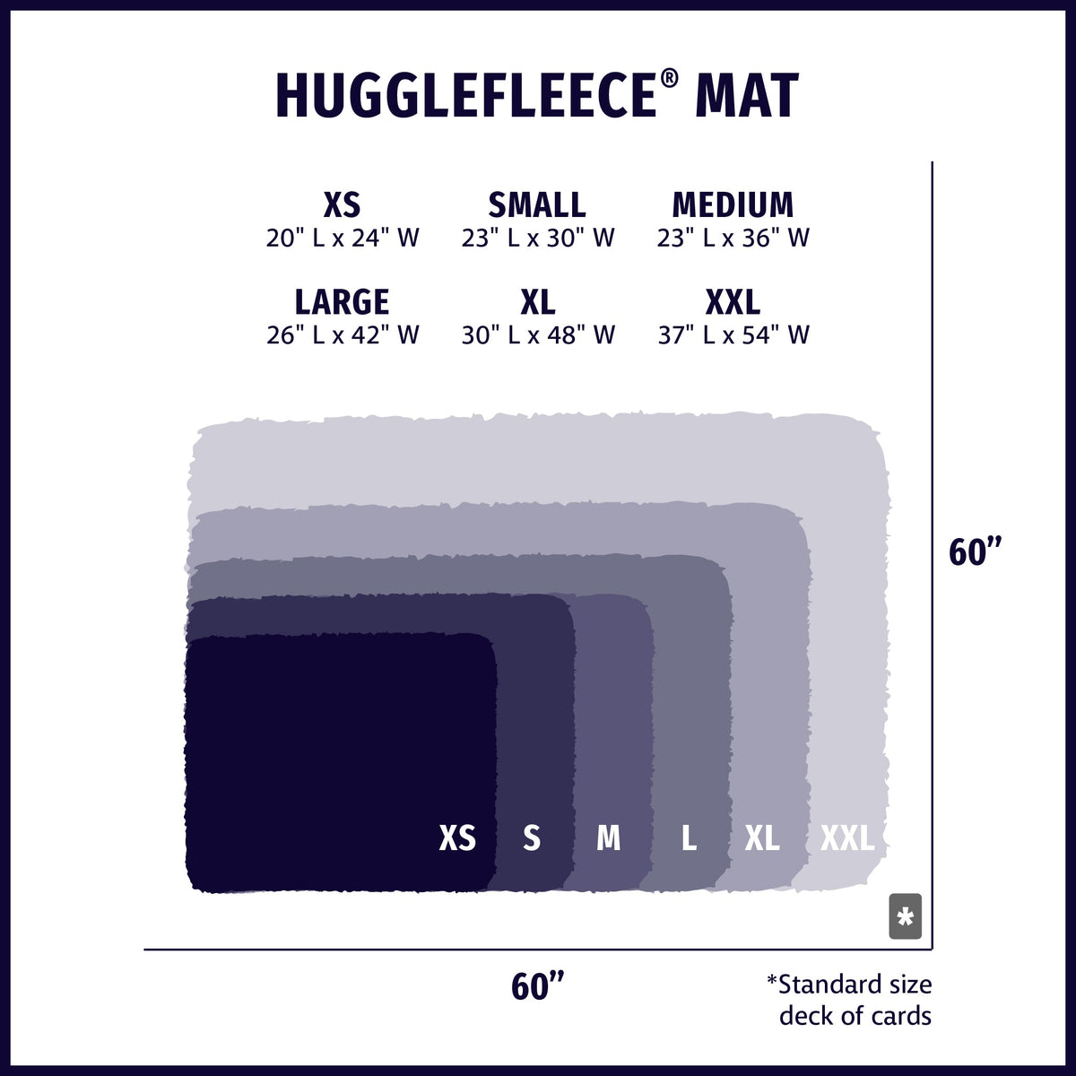 HuggleHounds HuggleFleece Mat Bed for Dogs & Cats (Shipping charges may apply)