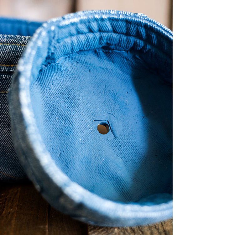 Pants for Plants Blue Jeans Cement Flower Pot (Shipping fees may apply)