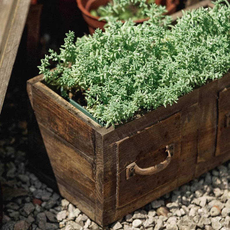 Farmhouse Wooden Box for Succulents or Flowers (Shipping fees may apply)