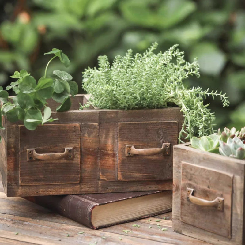 Farmhouse Wooden Box for Succulents or Flowers (Shipping fees may apply)