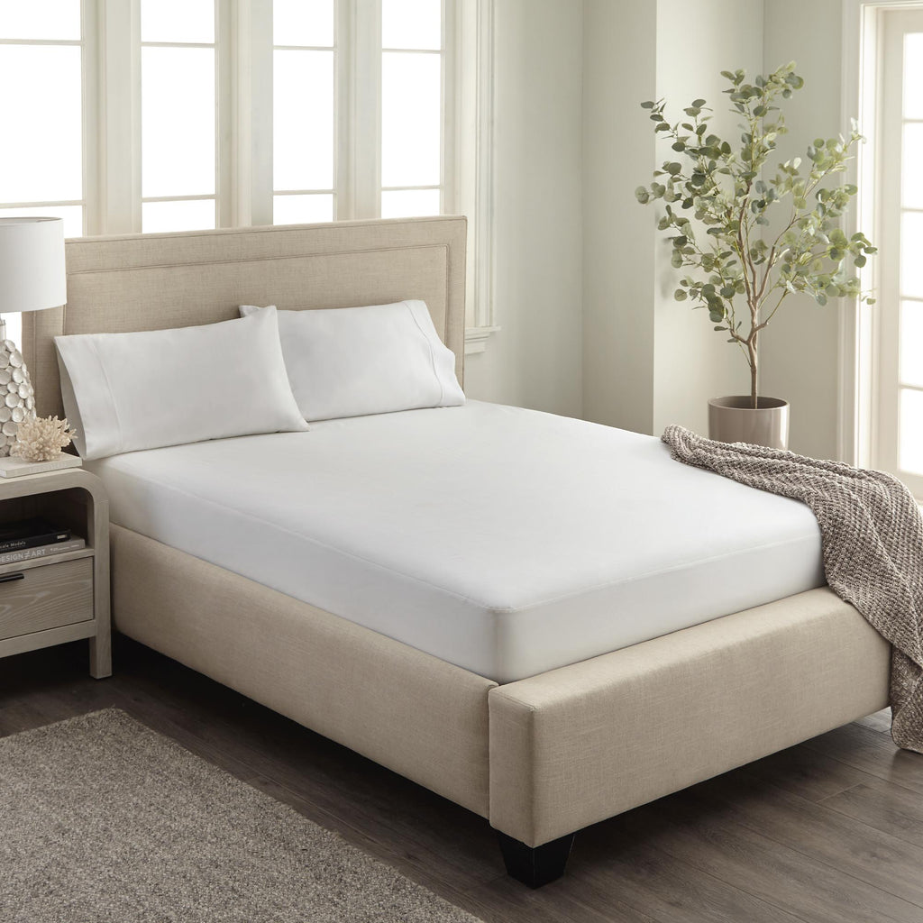 Organic Waterproof Pique Knit Mattress Protector - GOTS Certified Cotton (Shipping fees may apply)