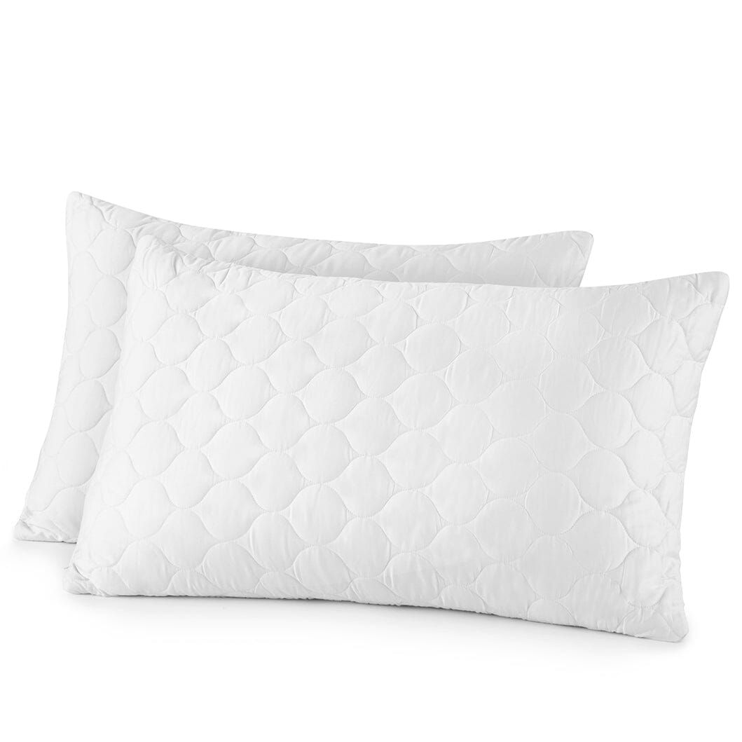 Organic Cotton Quilted Pillow Protectors -  (Partnered with Whisper Organics - Not Free Shipping )