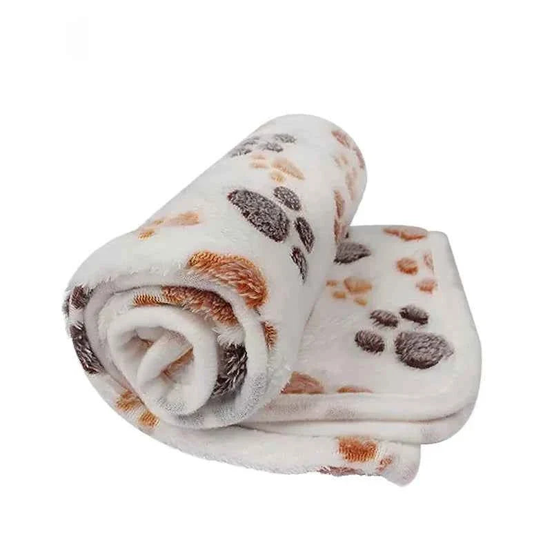 Soft Fleece Pet Blanket for Dogs & Cats – Cartoon Pattern (Shipping charges may apply)