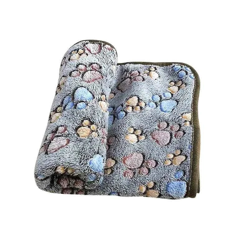 Soft Fleece Pet Blanket for Dogs & Cats – Cartoon Pattern (Shipping charges may apply)