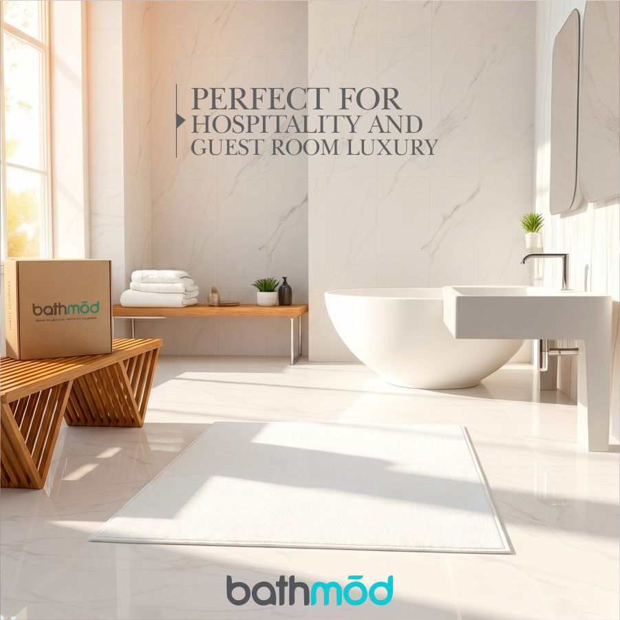 Luxury Organic Bath Mats (Four Pack)  (Shipping fees may apply)