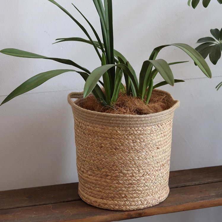 Natural Cylinder Storage and Planter Basket (Shipping fees may apply)