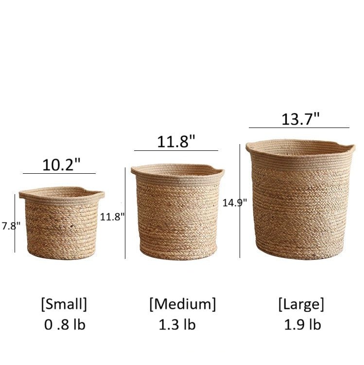 Natural Cylinder Storage and Planter Basket (Shipping fees may apply)