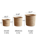 Natural Cylinder Storage and Planter Basket (Shipping fees may apply)