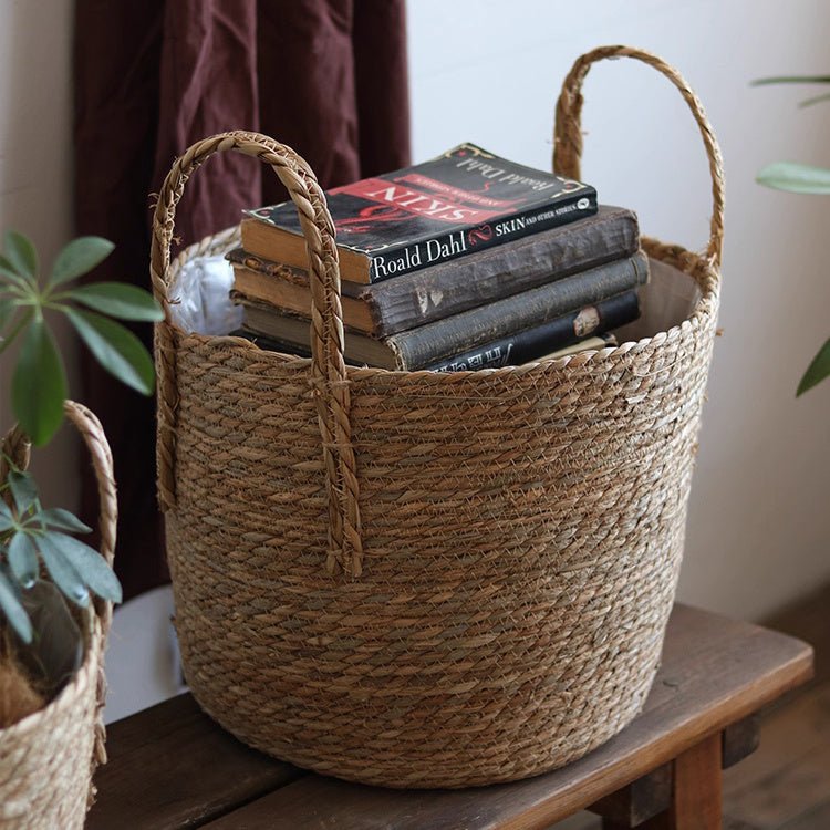 Handwoven Seagrass Basket for Plants (Shipping fees may apply)