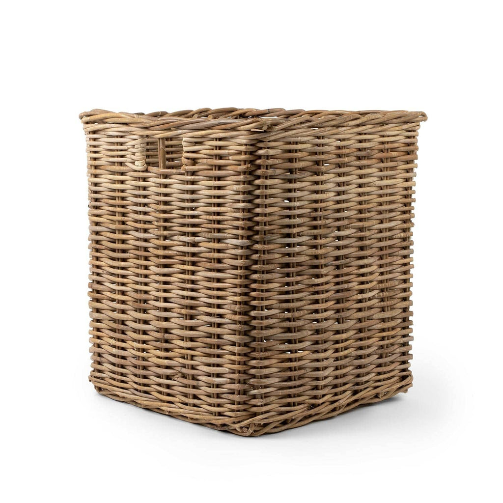 Kubu Rattan Square Storage Basket