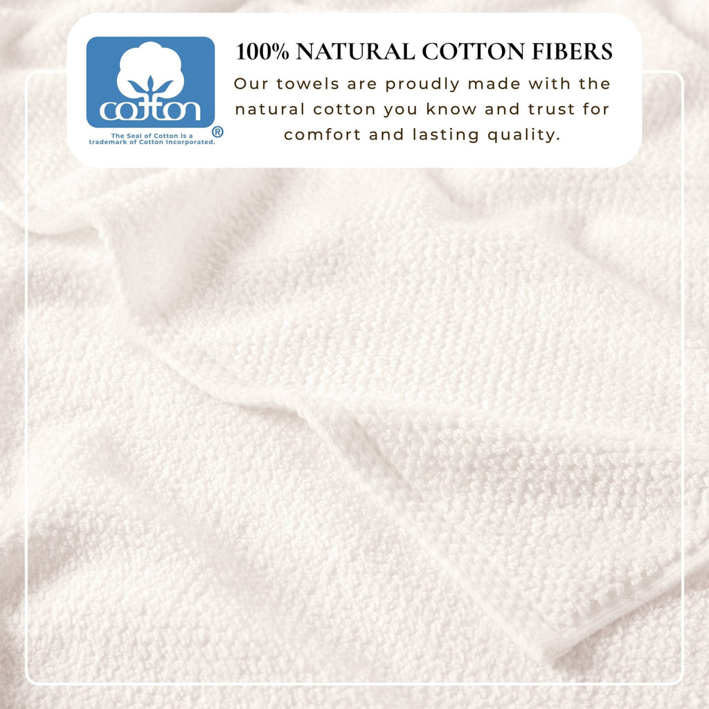 Cotton Textured Bath Towel Set - Acacia Collection (Shipping fees may apply)