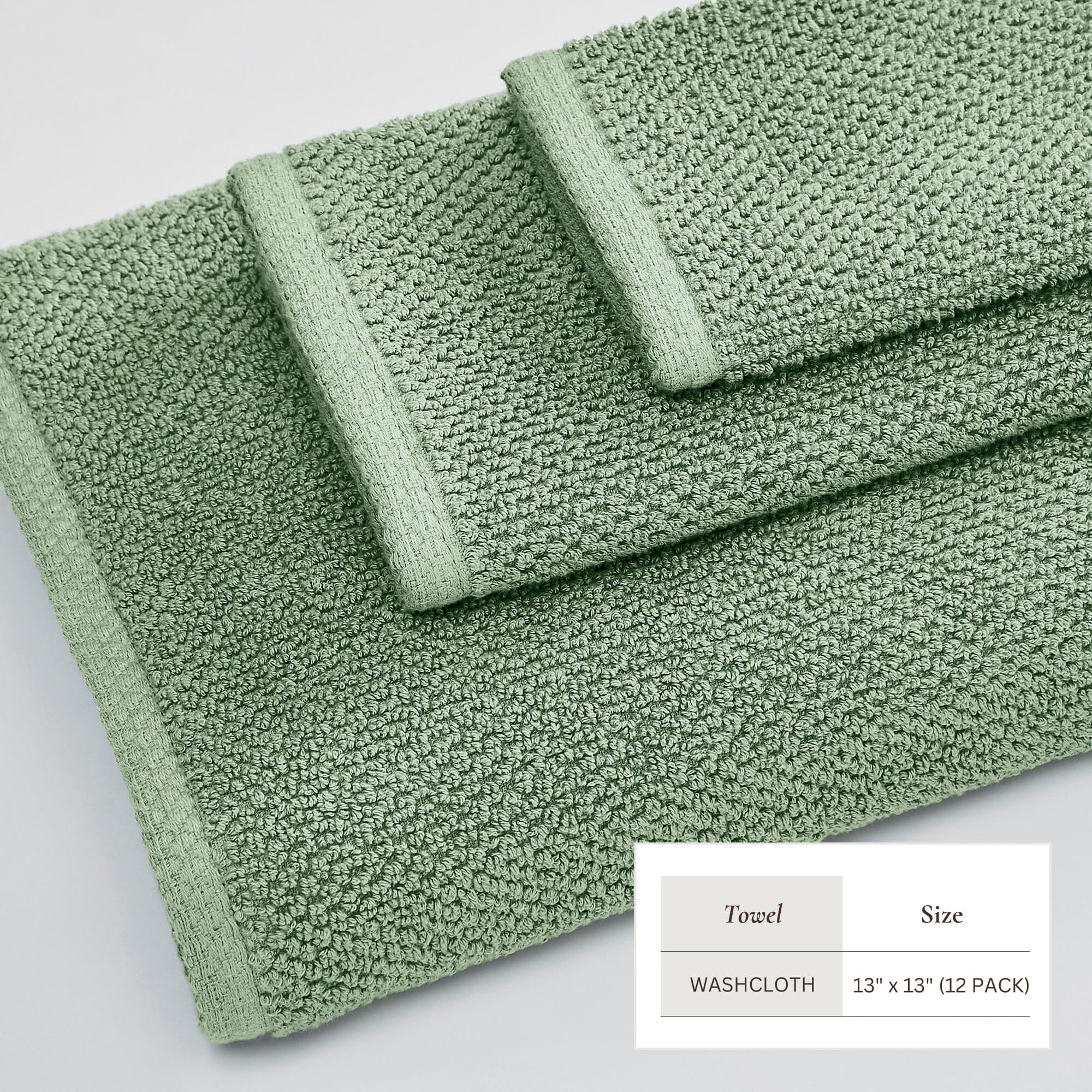 Cotton Textured Bath Towel Set - Acacia Collection (Shipping fees may apply)
