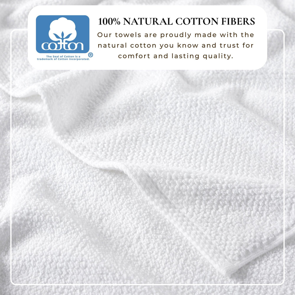 Cotton Textured Bath Towel Set - Acacia Collection (Shipping fees may apply)