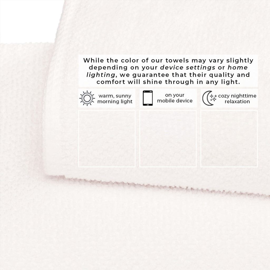 Cotton Textured Bath Towel Set - Acacia Collection (Shipping fees may apply)