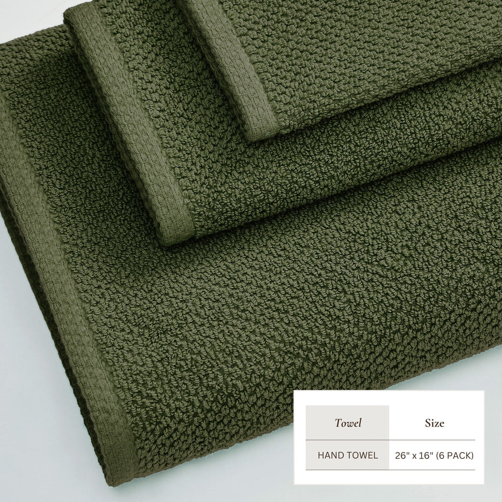 Cotton Textured Bath Towel Set - Acacia Collection (Shipping fees may apply)