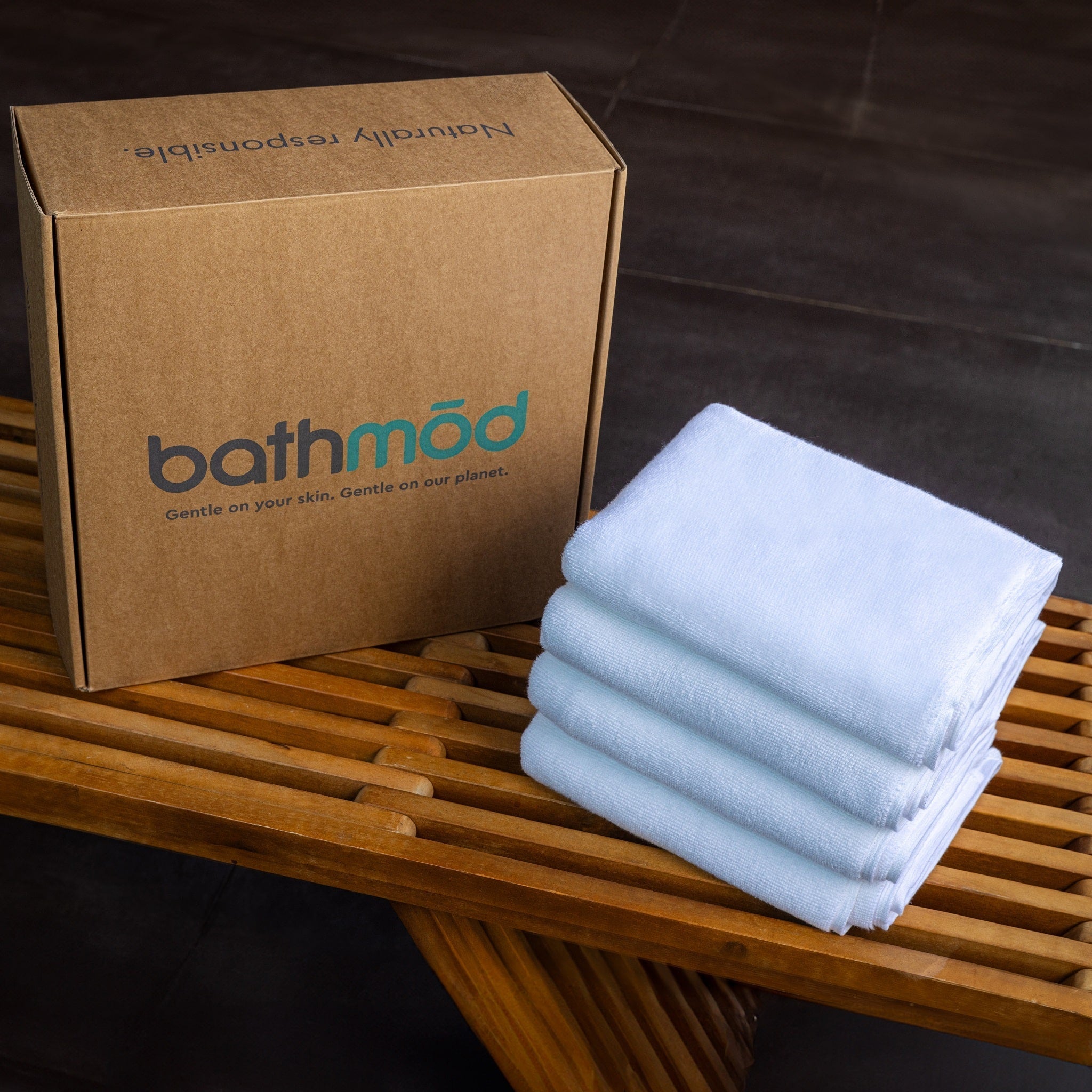 Luxury Organic Bath Mats (Four Pack)  (Shipping fees may apply)
