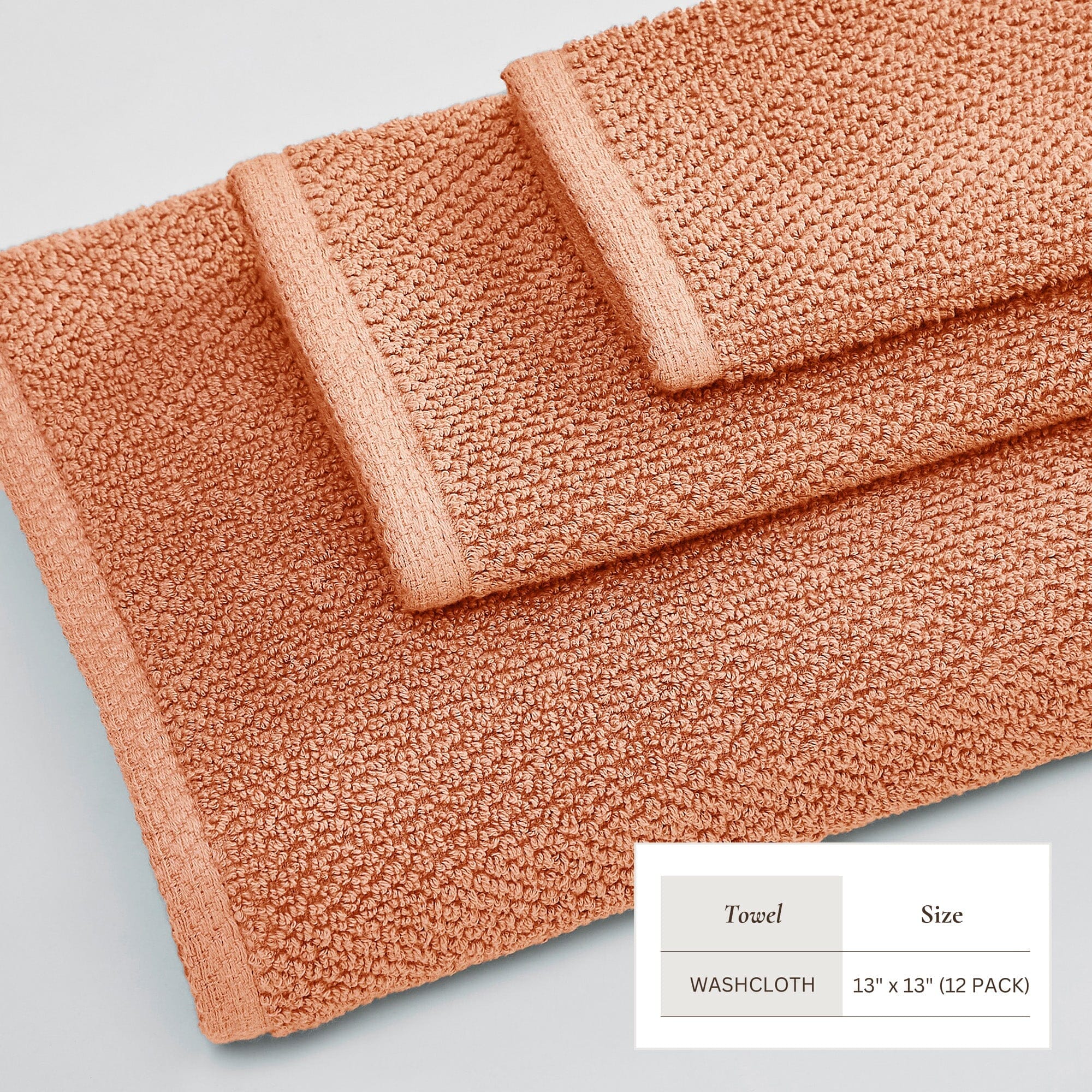 Cotton Textured Bath Towel Set - Acacia Collection (Shipping fees may apply)