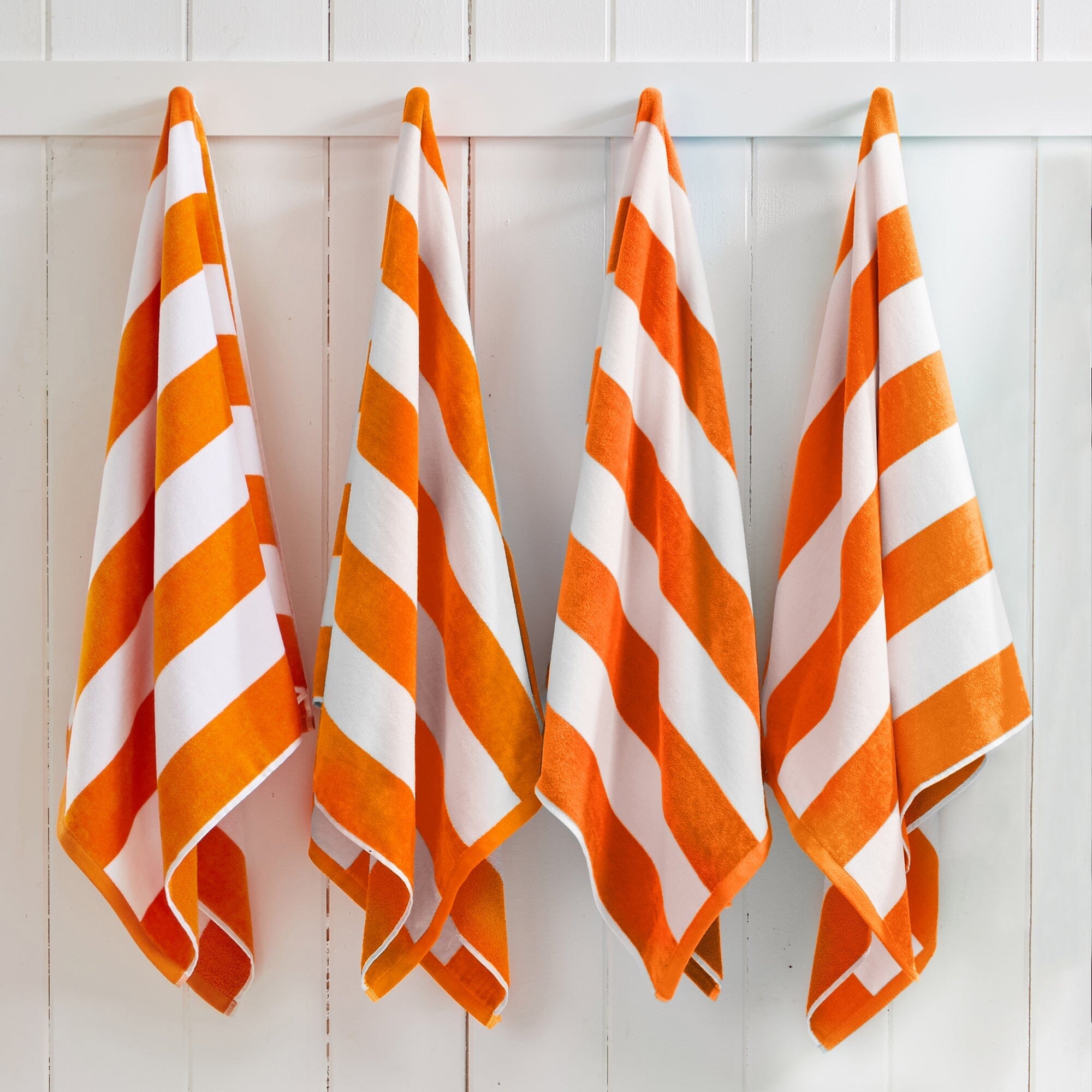 Cotton Velour Cabana Stripe Beach Towel - Novia Collection (Shipping fees may apply)