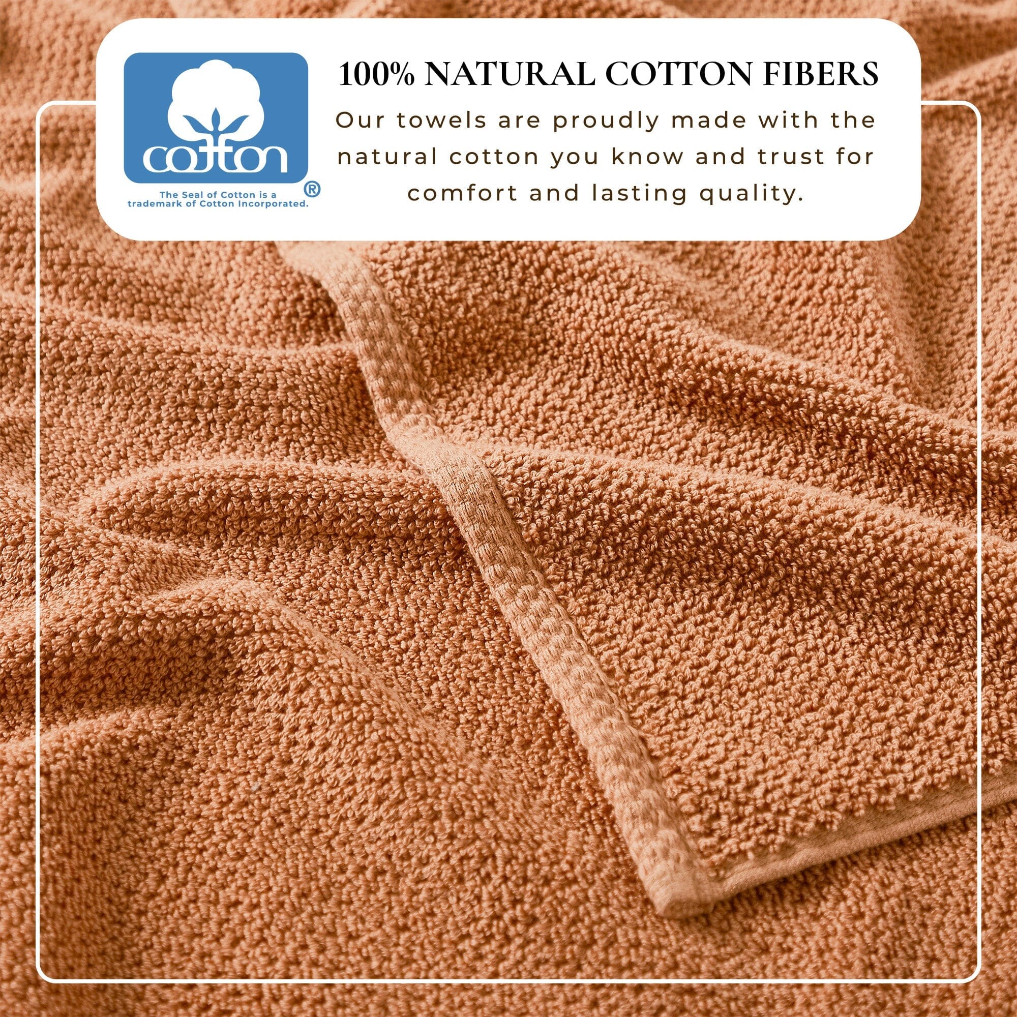 Cotton Textured Bath Towel Set - Acacia Collection (Shipping fees may apply)