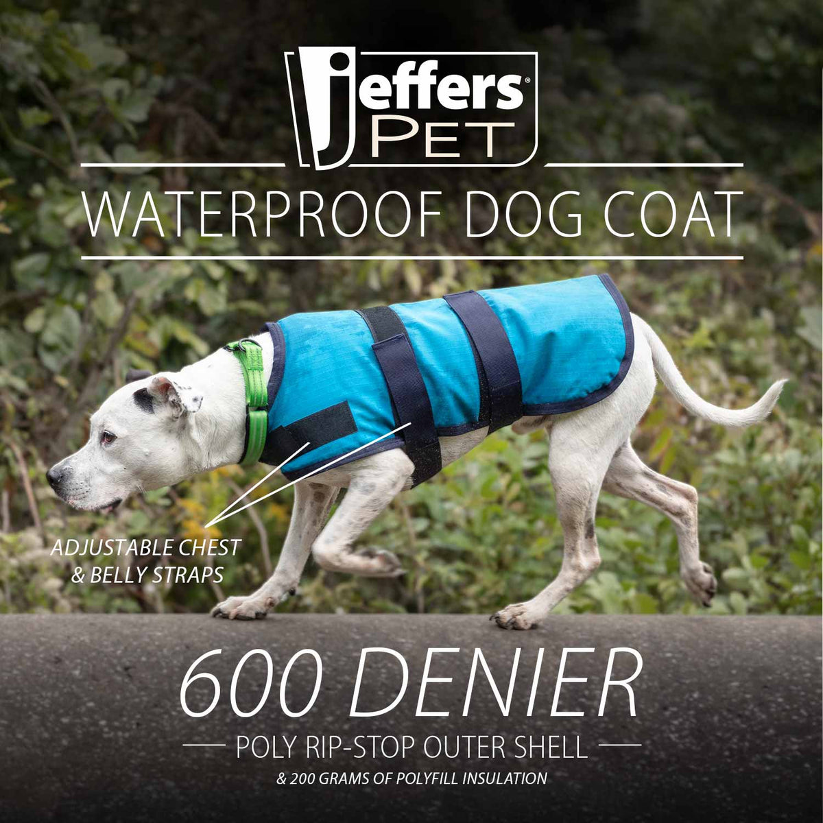 Jeffers Breathe-Comfort Waterproof Dog Blanket Coat, 200g (Shipping charges may apply)
