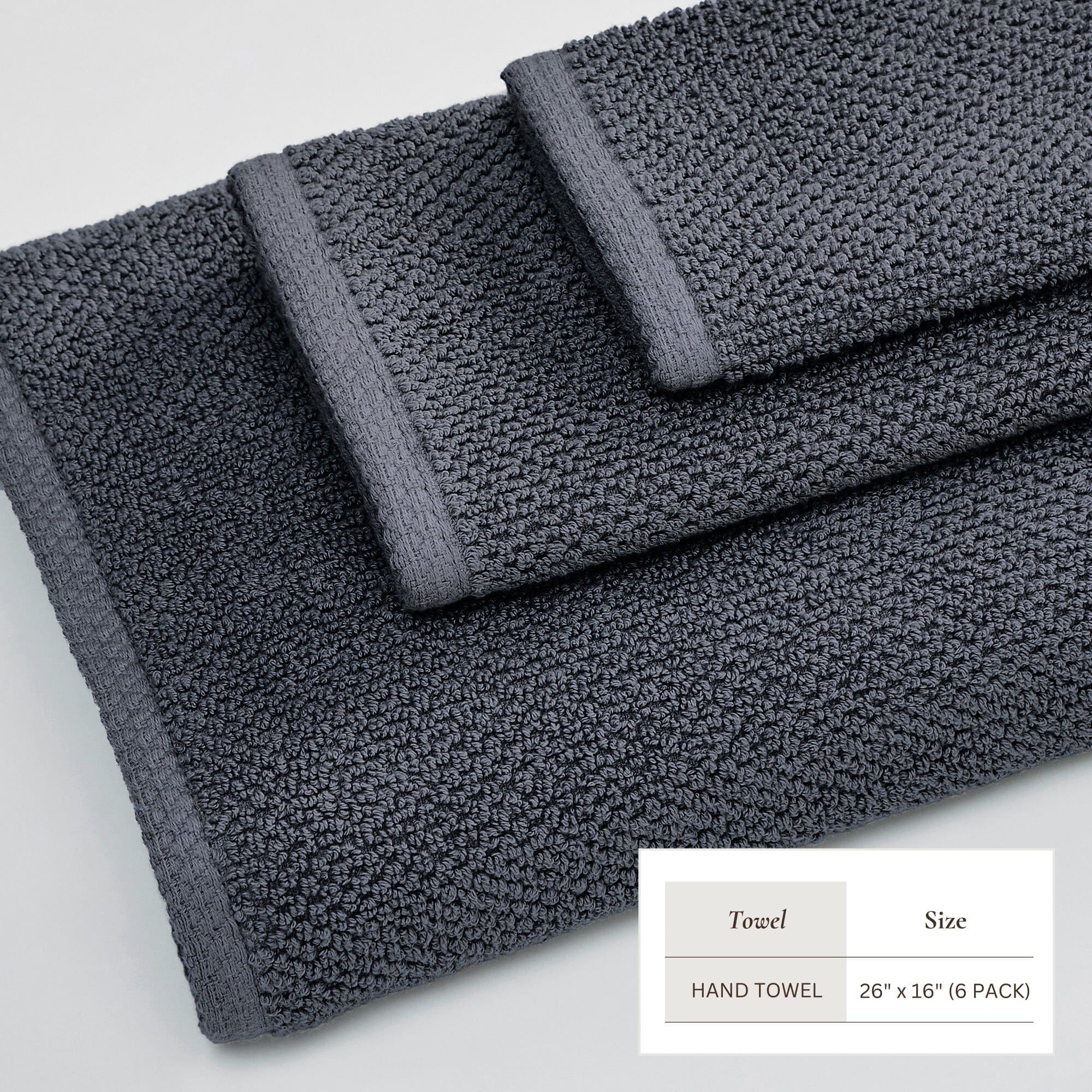 Cotton Textured Bath Towel Set - Acacia Collection (Shipping fees may apply)