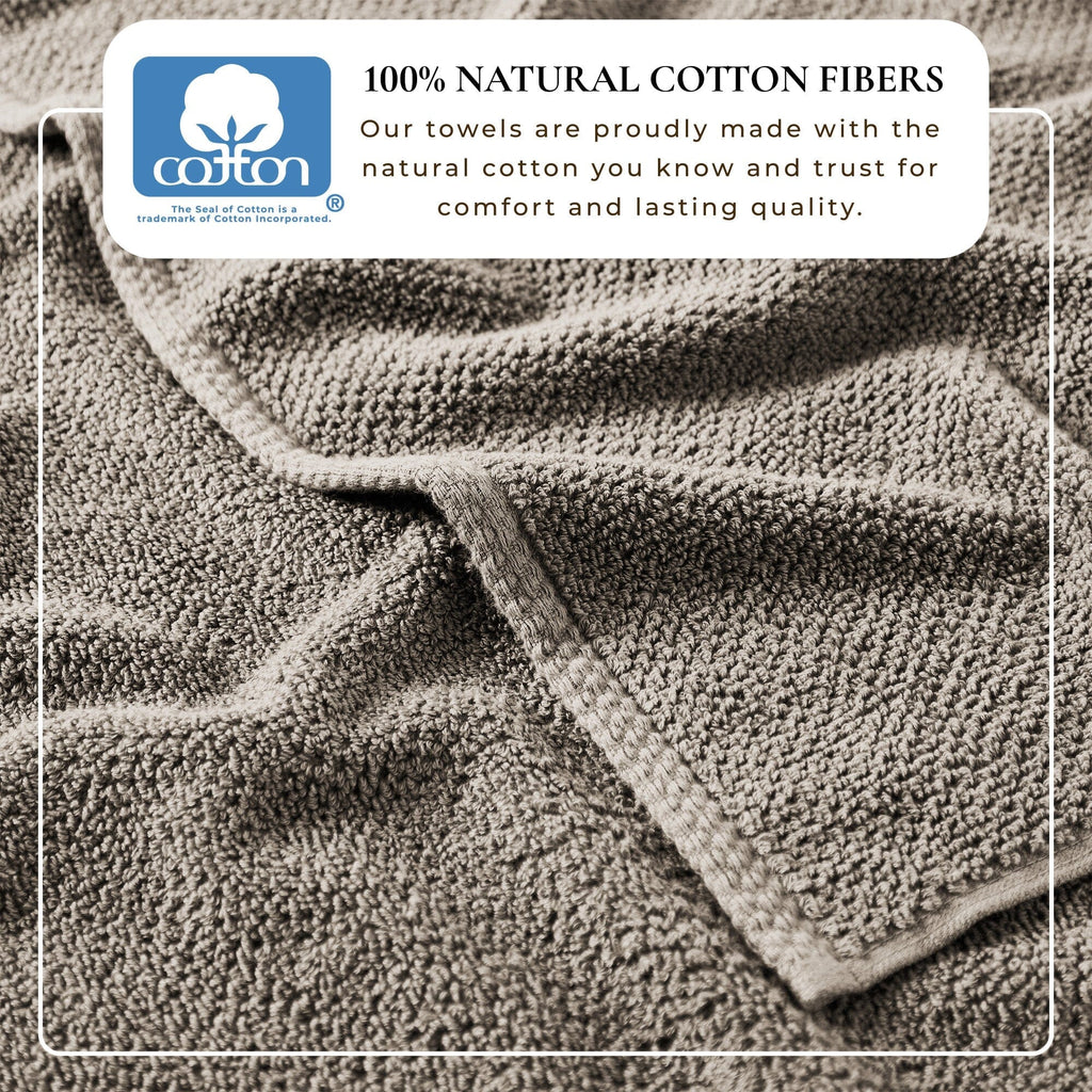 Cotton Textured Bath Towel Set - Acacia Collection (Shipping fees may apply)