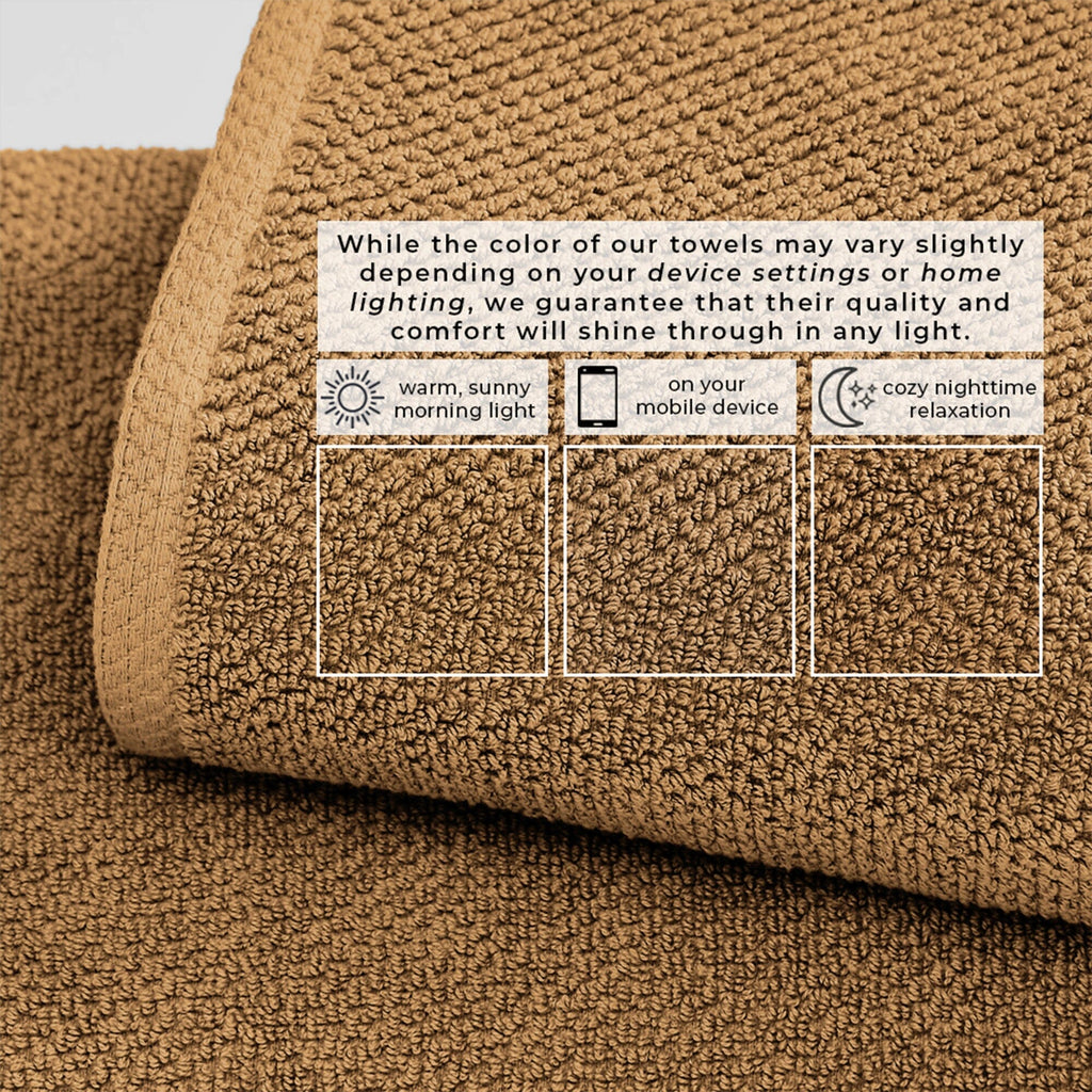 Cotton Textured Bath Towel Set - Acacia Collection (Shipping fees may apply)