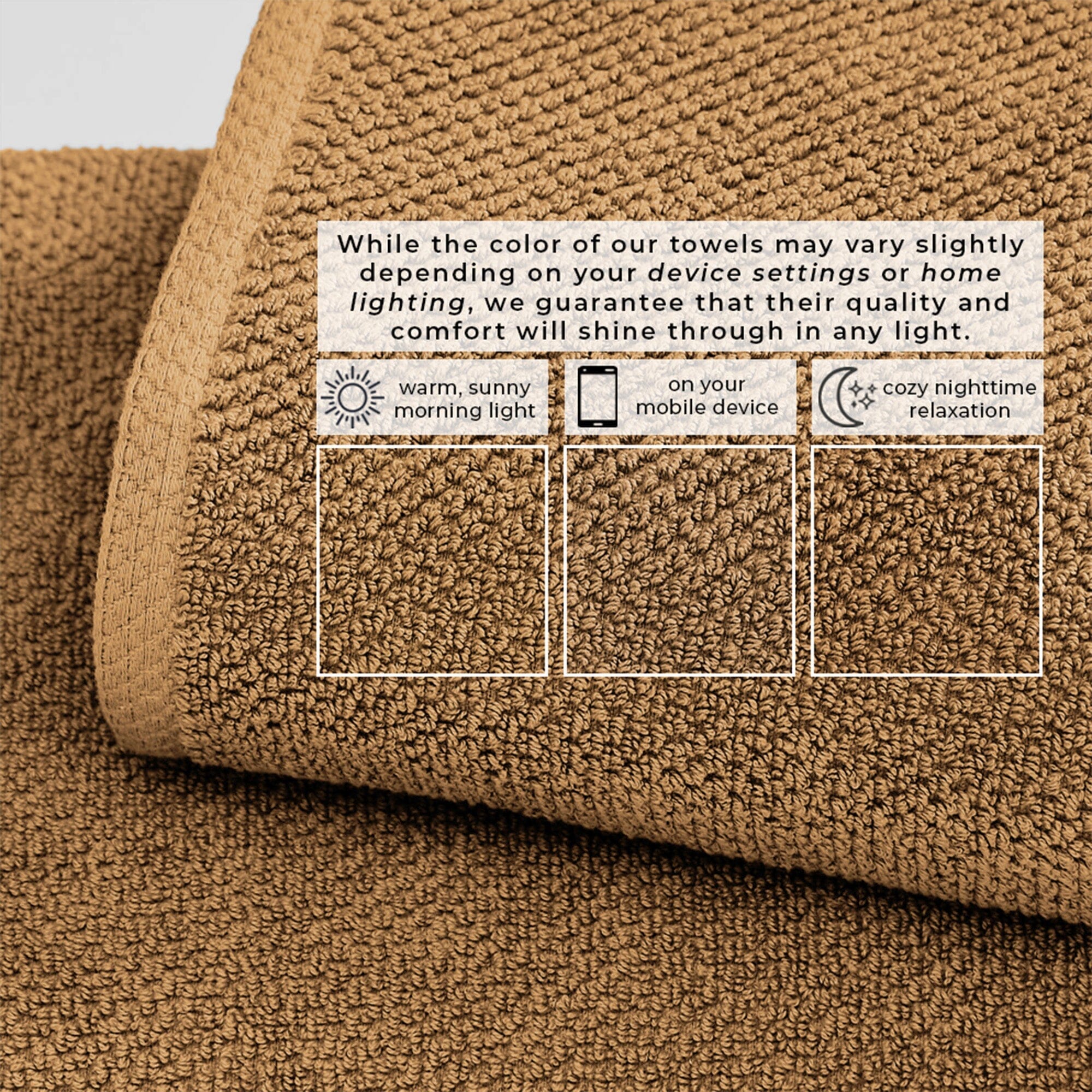 Cotton Textured Bath Towel Set - Acacia Collection (Shipping fees may apply)