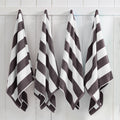 Cotton Velour Cabana Stripe Beach Towel - Novia Collection (Shipping fees may apply)