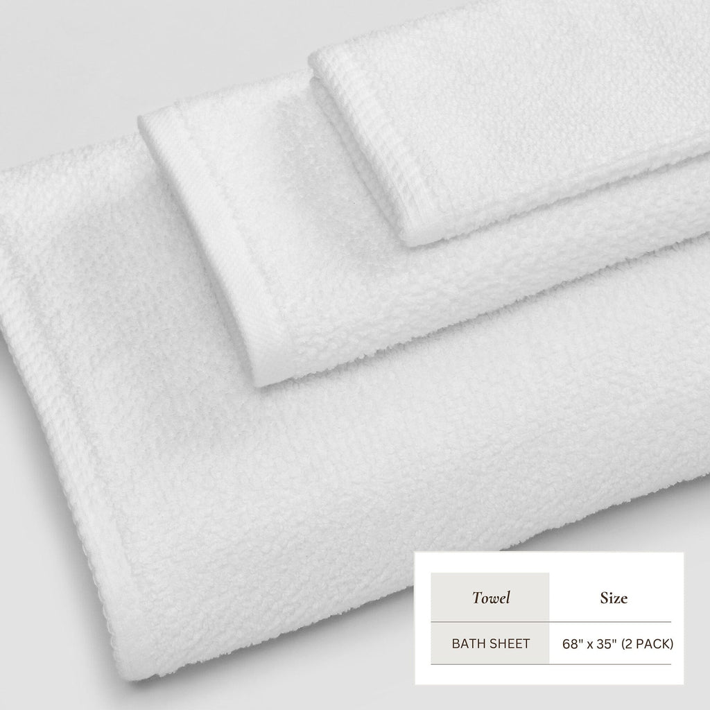 Cotton Textured Bath Towel Set - Acacia Collection (Shipping fees may apply)
